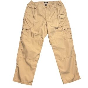 5.11 Taclite Pro Ripstop Pants Mens 40x30 Khaki Cargo Pockets Outdoor Work Wear